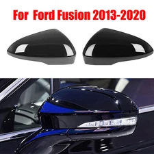 Driver & Passenger Side Rearview Mirror Cover Cap Fit 2013-2021 US Ford Fusion