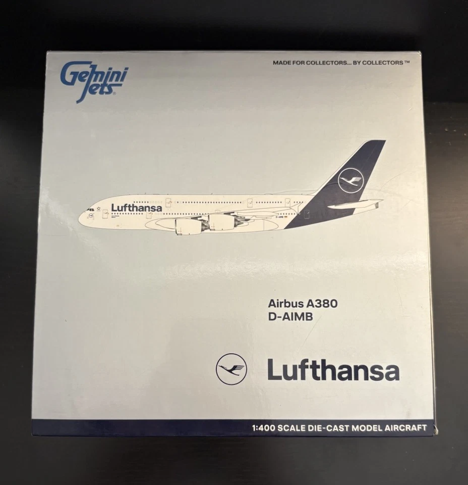 GeminiJets 1:400 Lufthansa Airbus A380 D-AIMB GJDLH1842 Diecast Model Airplane - Image 4 of 4