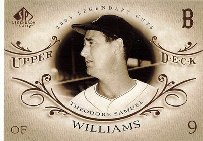 THEODORE SAMUEL WILLIAMS 2005 UPPER DECK SP LEGENDARY CUTS #78