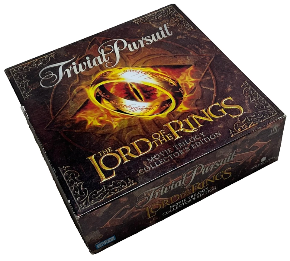 TRIVIAL PURSUIT : Lord Of The Rings Movie Trilogy Collector's Edition Game - Vgc - Image 3 of 4