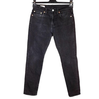 LEVI STRAUSS & CO 502 HI-BALL Men's Jeans Size W28 Slim Fit Tapered Charcoal...