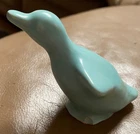 Bauer Pottery Vintage miniature robin blue duck