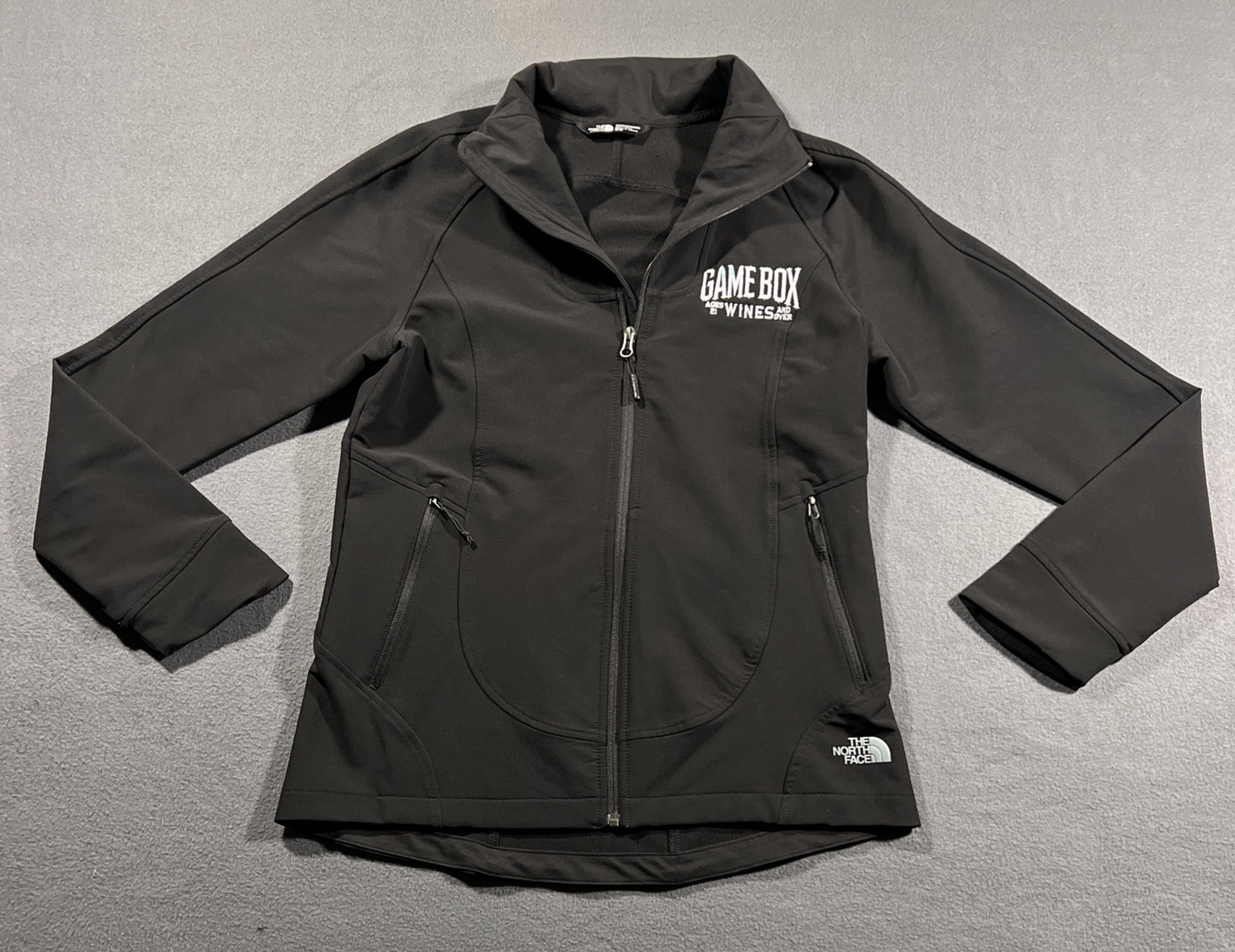 The North Face Womens Windwall Jacket Medium Black Hiking Camping Outdoor Gear  
