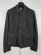 G Star Raw Women  s Cotton Black Button Hunter Blazer Overshirt Size M