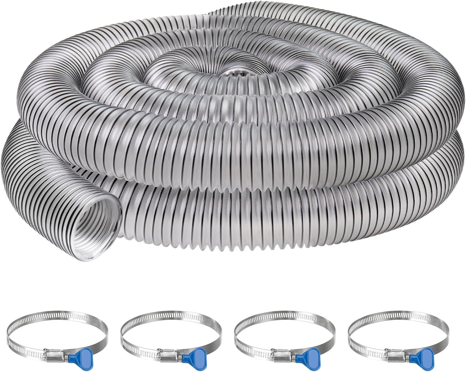 Dust Collection Hose 2 1/2" X 20',Heavy PVC 2.5 Inch Dust Collector Hose