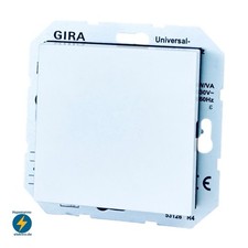 Gira System 2000 Tastdimmer komplett / 0655 Aufsatz inkl. Einsatz 0305 / weiß