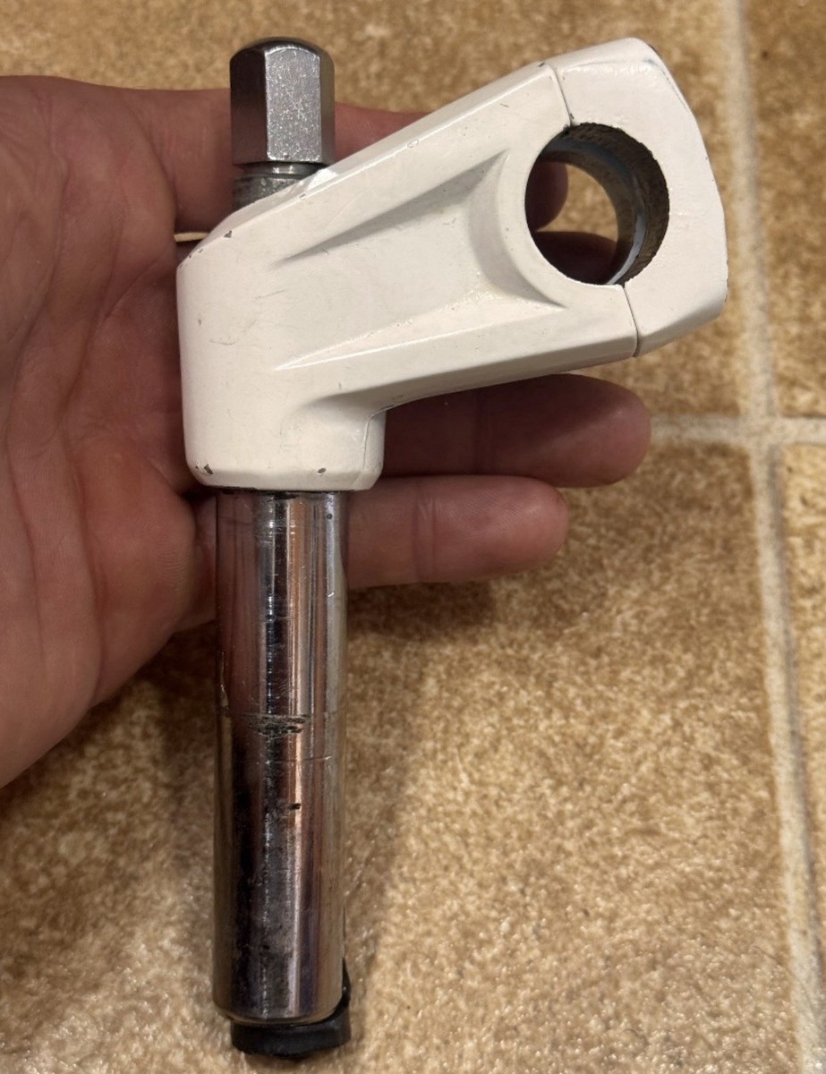 OLDSCHOOL REDLINE SUNTOUR FORKLIFTER STEM OG WHITE BMX FREESTYLE