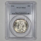 1944 50c Walking Liberty Half Dollar Silver PCGS MS64 Great Luster BU