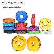 M3 M4 M5 M6 Aluminum Anodizing Knurled Thumb Nut Hand Metric Thread Nuts