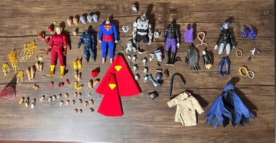 Mezco One:12 DC Comics Action Figure Custom Fodder Lot 1/12 Superman, The Flash