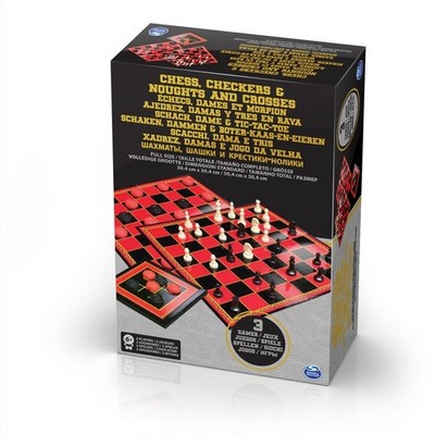 CDL6033146 - * Spin Master - Schach / Dame / TTT (BG) (CDL48325)