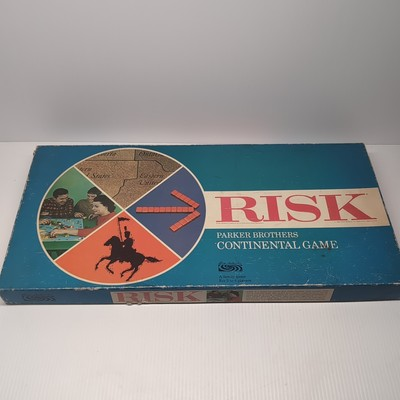 #ad VINTAGE Risk Parker Brothers 1968 Classic Board Game Plastic Pieces War No Dice $4.99