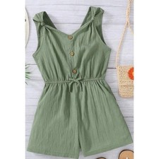 Shein Tween Twist Casual Tank Romper