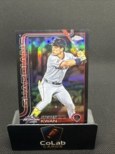 2025 Topps Chrome Update Steven Kwan All-Star Game Black /10