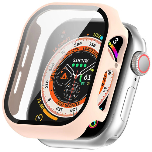 Futerał ochronny + szkło do smartwatcha 10 46mm Bizon Case Cover Etui Różowe - Zdjęcie 4 z 8