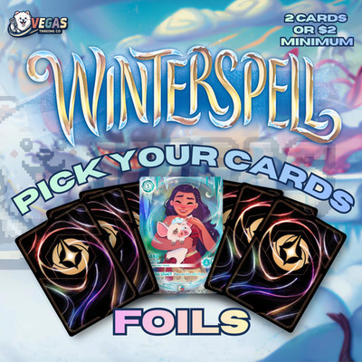 Disney Lorcana Winterspell FOIL Singles YOU PICK! Bundle & Save $2 Minimum