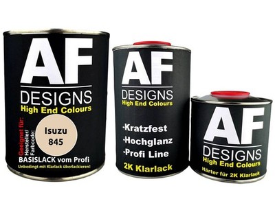FÜR Isuzu 845 Cafe Au Lait 2,5L Autolack Set Klarlack Härter