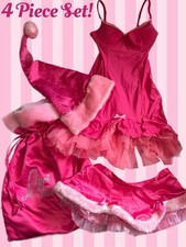 RARE HTF VINTAGE Victoria’s Secret 2006-2007 Santa Costume 4 Piece Set