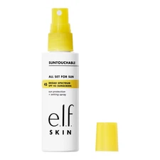 E.L.F Skin Suntouchable SPF 45 Sunscreen Setting Spray - 2 oz *NEW*