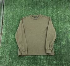 Filson Cotton Crewneck Sweater Olive Green Size Large