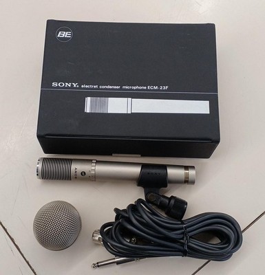 Sony ECM-23F II 2本セット SONY ECM-23F Electret Condenser Mic Microphone Made in Japan | eBay