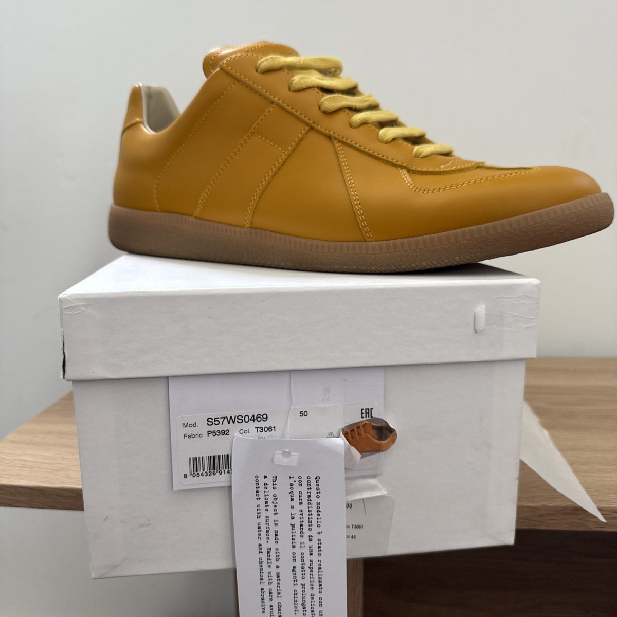 AUTHENTIC Maison Margiela GAT Replica Sneakers Size 46 w/ Reciept