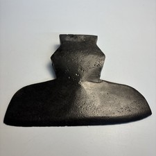 Antique Broad Axe Hewing Axe Head 11 1/4  Pow...