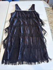 Spirit Halloween Costume Womens Size M Flapper, Roaring 20's, Great Gatsby