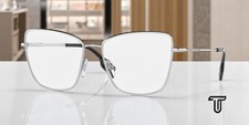 BURBERRY BE1367 1005 Bea Silver Demo Lens 53 mm Women's Eyeglasses