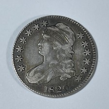 1820 Bust 50c Abt. Xf 22266 Nice Coin. Lite Obv. Scrs.