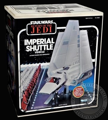 DEFLECTOR DC  Star Wars Imperial Shuttle Fahrzeug (Kenner) ANZEIGETASCHE