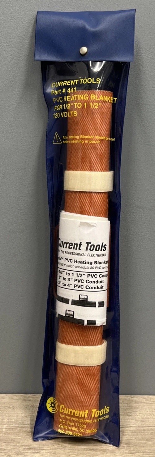 Current Tools Model 441 PVC Heating Blanket “1/2 - 1-1.5”