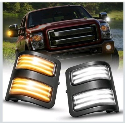 LED Sequential Switchback Side Mirror Marker Lights 2008-2016 F250 Super Duty