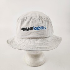 Amazon Logistics Hat Bucket Mens One Size Beige Cotton Twill Fersten Worldwide