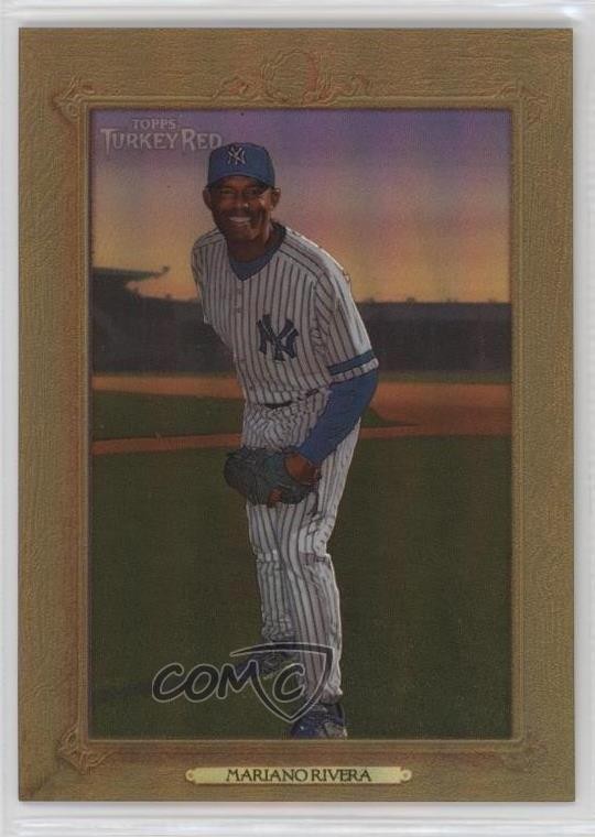2007 Topps Turkey Red Chrome Refractor 360/999 Mariano Rivera #60 HOF n1u
