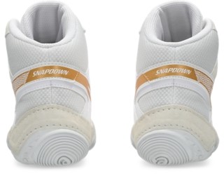 ASICS Men's Snapdown 4 Wrestling Shoe White/Pure Gold - 1081A058-100, White/Pure thumbnail 5