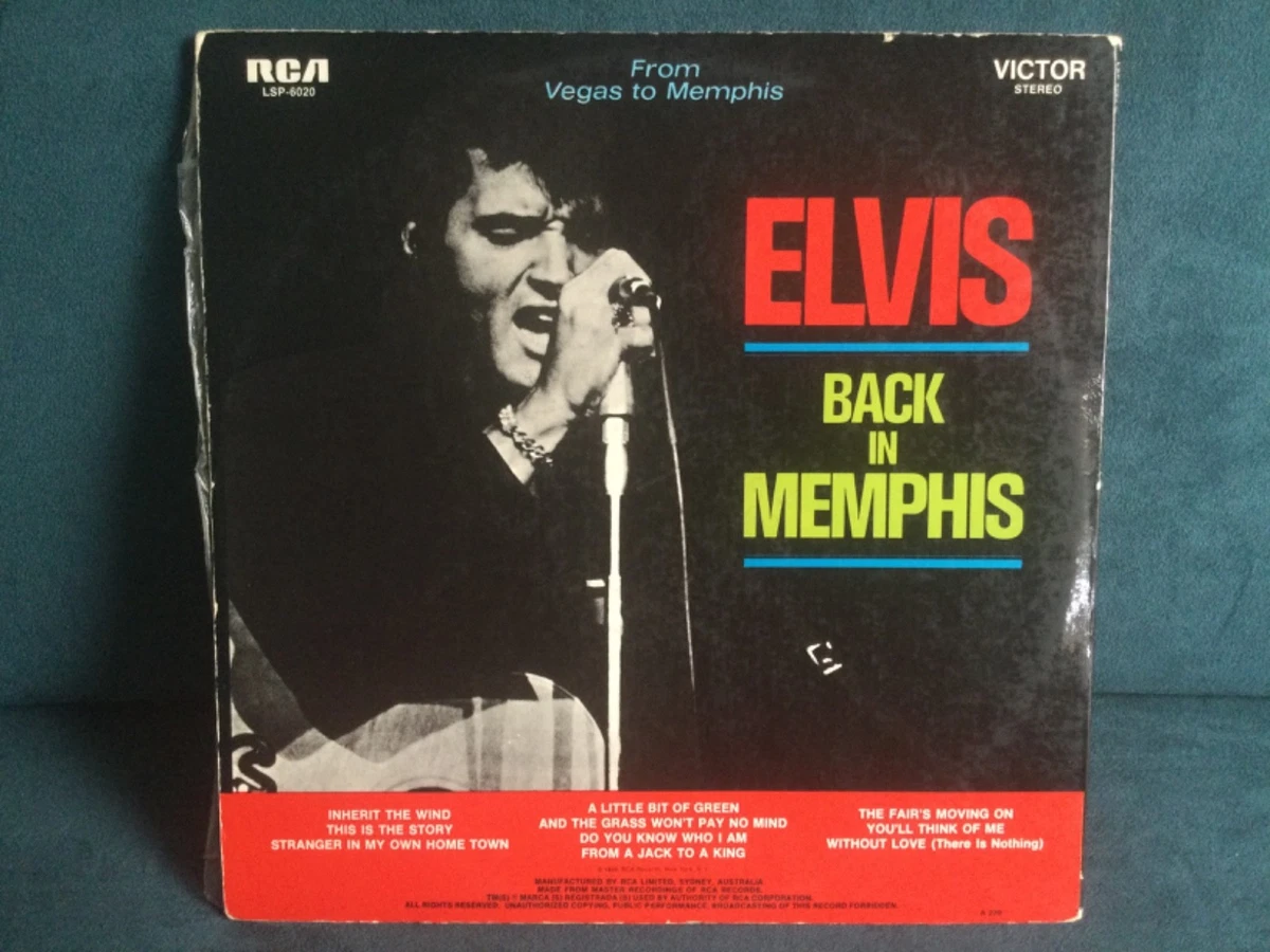 Elvis From Memphis to Vegas / Vegas to Memphis dbl gatefold vinyl LP LSP-6020