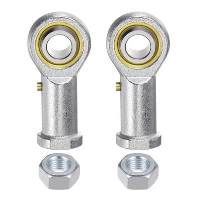 2pcs PHSB8 Female Rod End 1/2'' Bore 1/2-20 Right Hand Thread Jam Nut