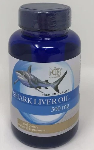 one bottle Shark Liver Oil 500mg  200 softgels/bottle free shipping