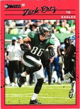2020 Donruss Football Zach Ertz ’90 Throwback - Philadelphia Eagles