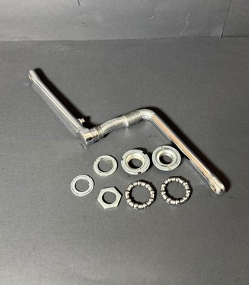 BMX oldschool Kurbel JM 175 mm Chrom mit Tretlager crank bottom bracket 90'er