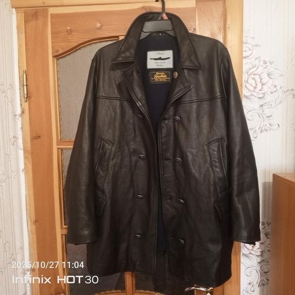 Men & Other Stories Jacket Black Leather 40 /L /