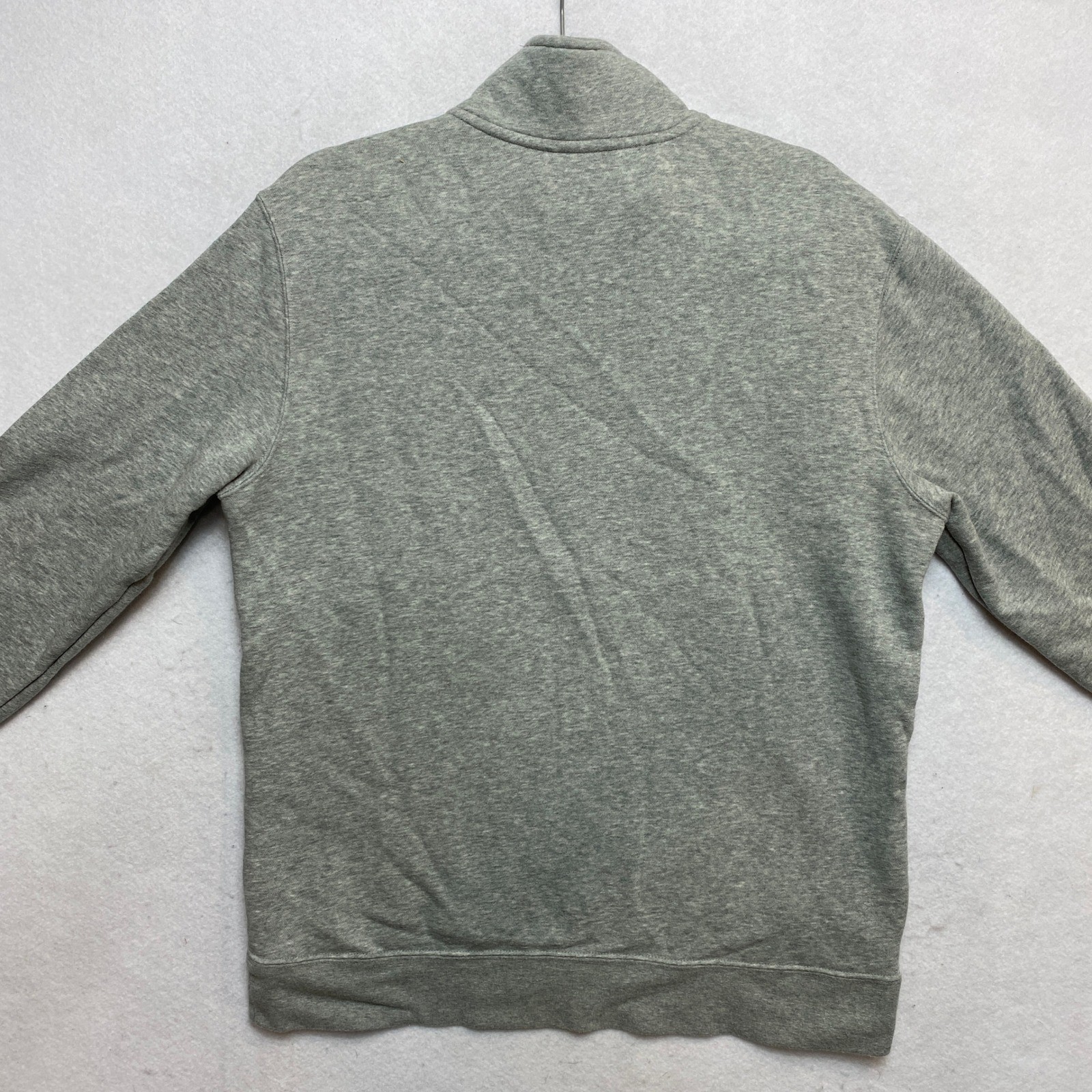 Nike Sportswear Quarter Zip Sweatshirt Mens M Gray Swoosh Pullover CU4383 thumbnail 9