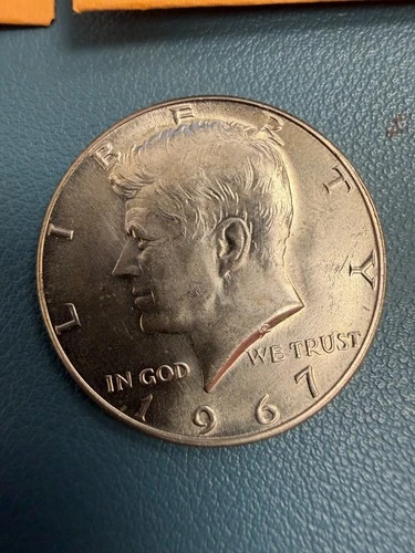 1967 Kennedy Uncirculated Condition Silver Half Dollar