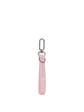 Victoria's Secret PINK Wristlet Strap Keychain Dollhouse Shine Pink  Silver NWT