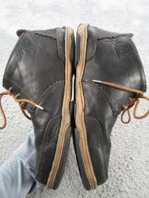 OluKai Kamuela Chukka Boots Mens Size 9.5 Black Leather  display picture 3