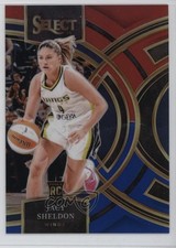 2024 Select WNBA Premier Level Red & Blue Prizm /399 Jacy Sheldon Rookie RC 3hd