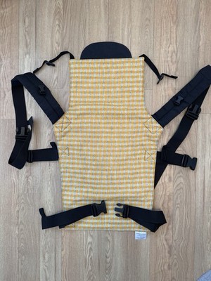 Integra Kleinkindtragetuch (Connecta Baby) Harris Tweed Ocker Größe 2 18m-3,5
