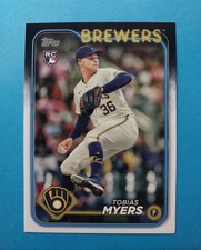 2024 Topps Update Tobias Myers RC #US299 Milwaukee Brewers
