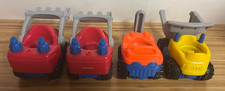 Little People construction VEHICLES lot of 4 dated 2002 & 2008